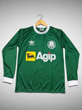 CAMISA PALMEIRAS AGIP LONGA 1987 BRILHOSA