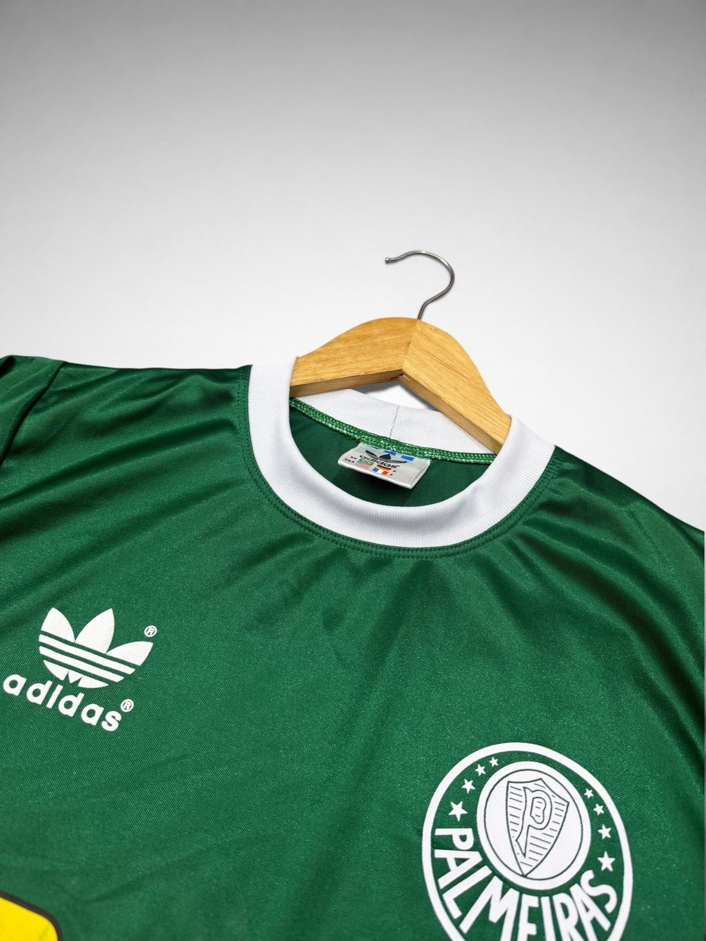 CAMISA PALMEIRAS AGIP LONGA 1987 BRILHOSA