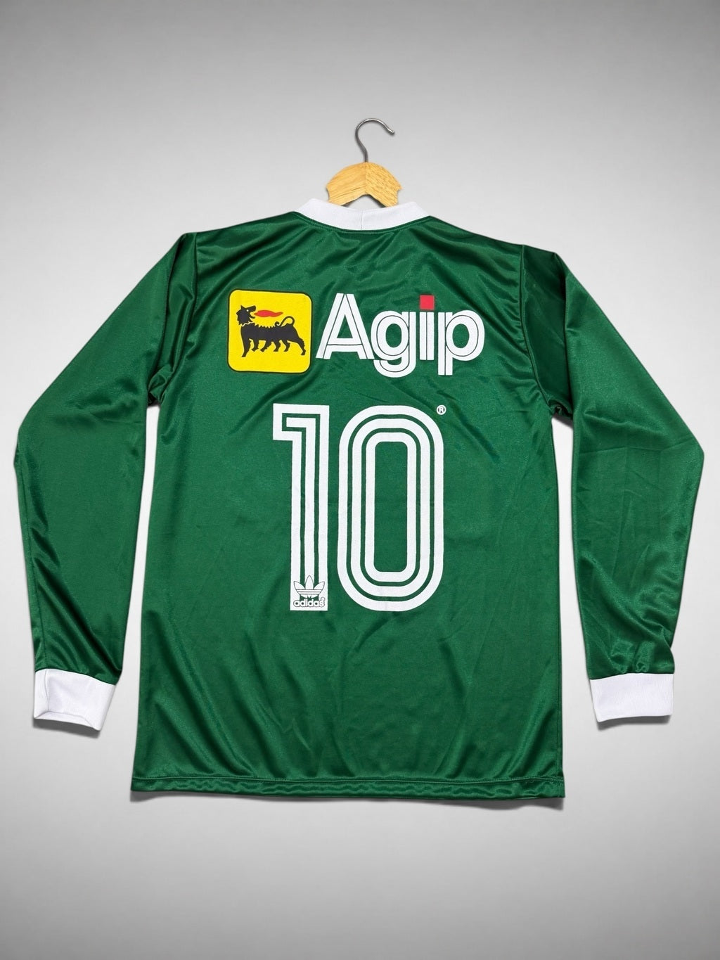 CAMISA PALMEIRAS AGIP LONGA 1987 BRILHOSA