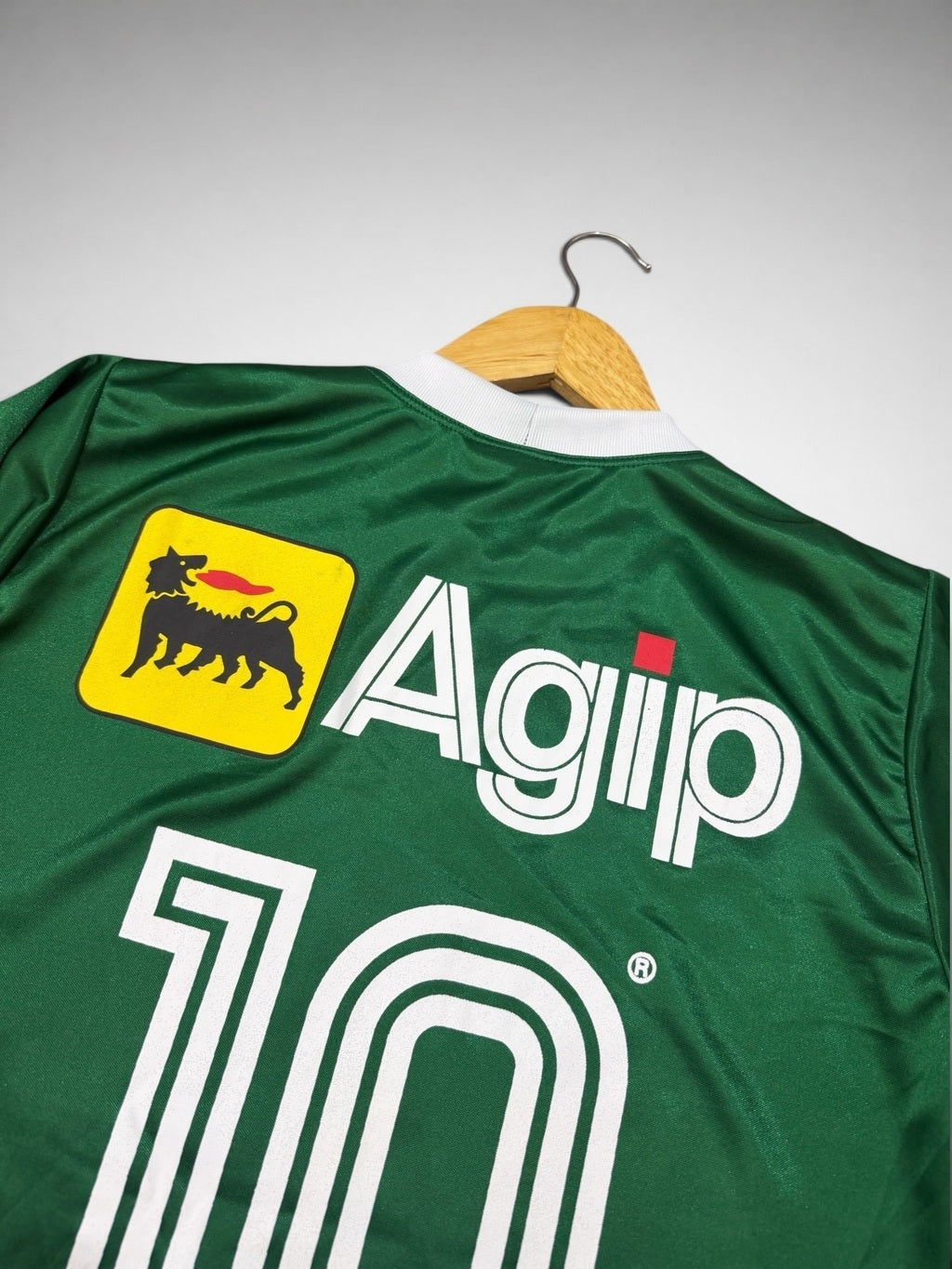 CAMISA PALMEIRAS AGIP LONGA 1987 BRILHOSA