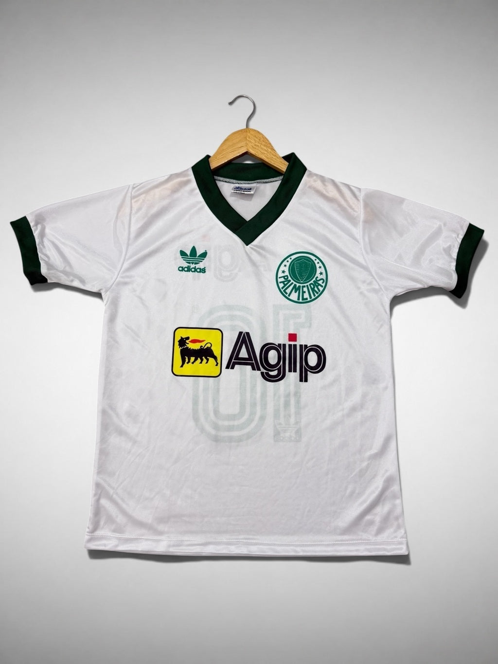 CAMISA PALMEIRAS BRANCA 1987 AGIP