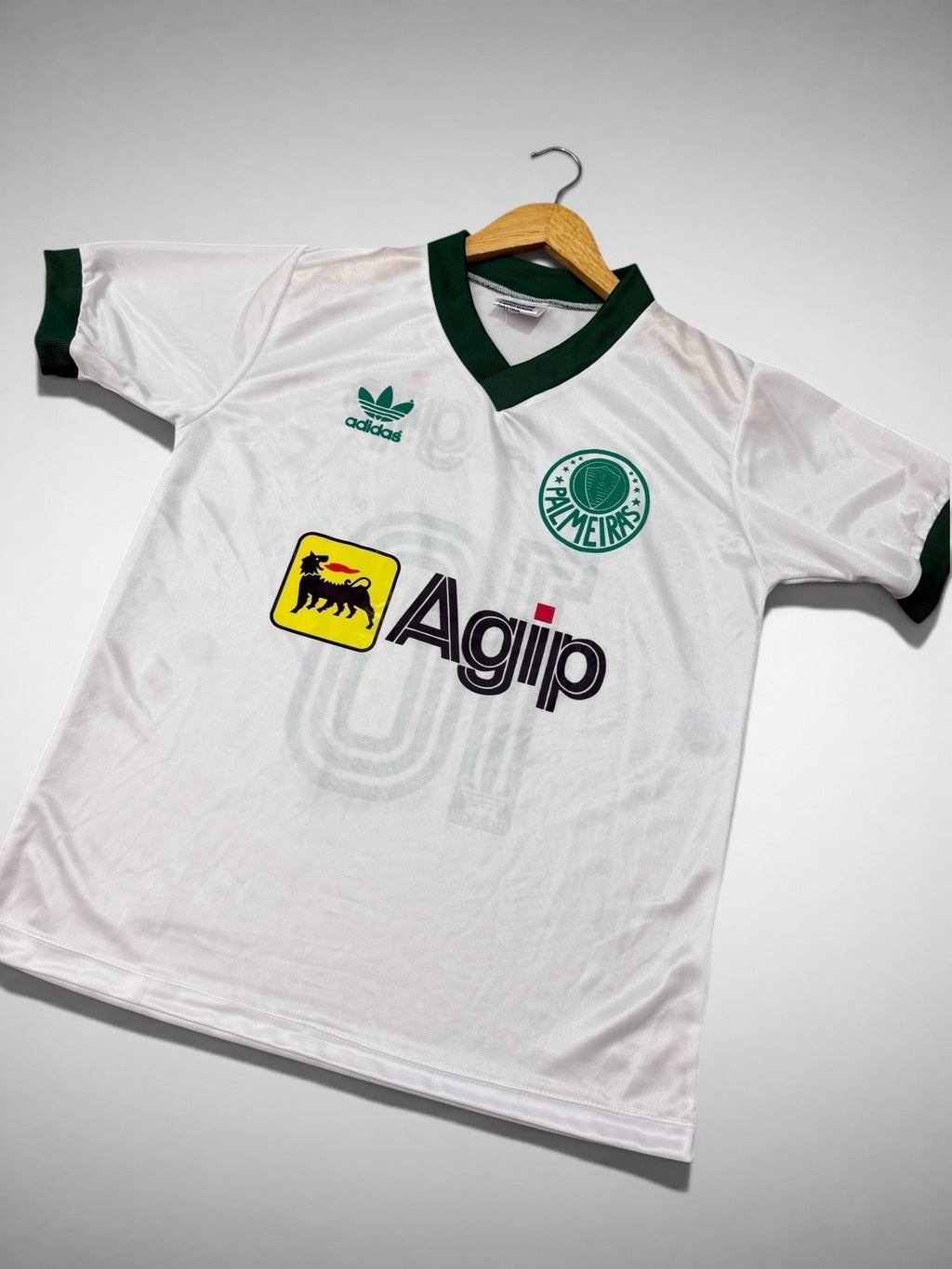 CAMISA PALMEIRAS BRANCA 1987 AGIP