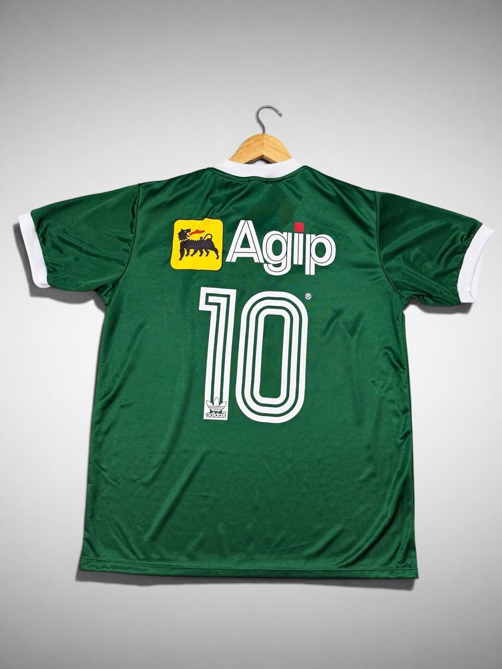 CAMISA PALMEIRAS AGIP 1987 “Edu Manga” BRILHOSA