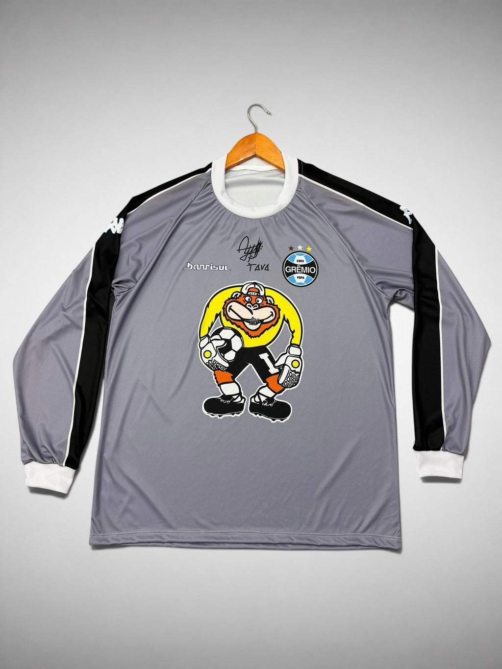 CAMISA GOLEIRO GRÊMIO 2005 CINZA “Tavarelli”