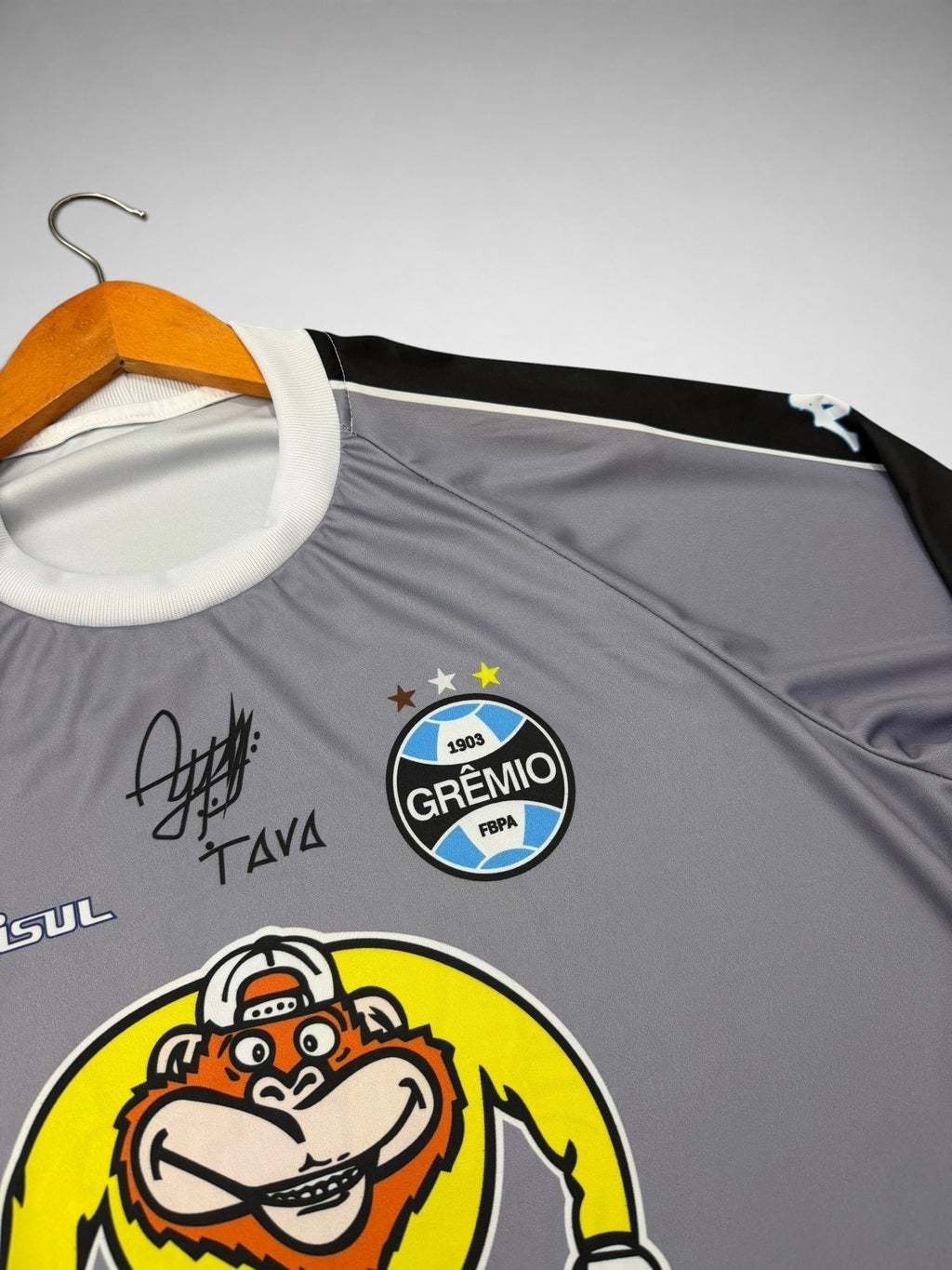 CAMISA GOLEIRO GRÊMIO 2005 CINZA “Tavarelli”