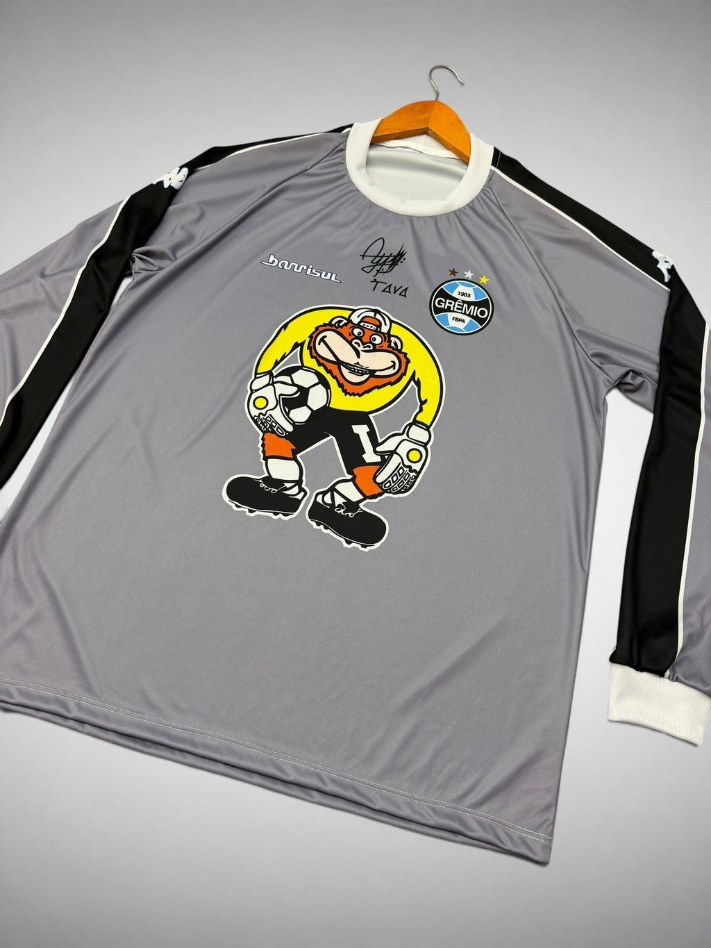 CAMISA GOLEIRO GRÊMIO 2005 CINZA “Tavarelli”
