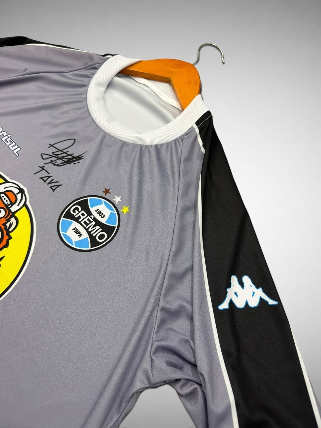 CAMISA GOLEIRO GRÊMIO 2005 CINZA “Tavarelli”