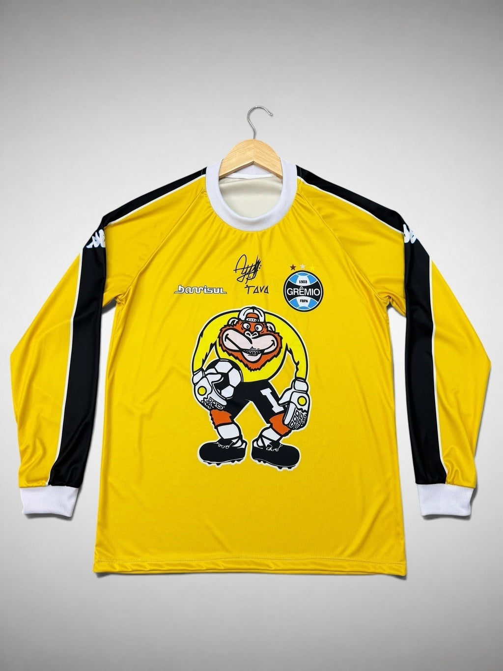 CAMISA GOLEIRO GRÊMIO 2005 AMARELA “Tavarelli”