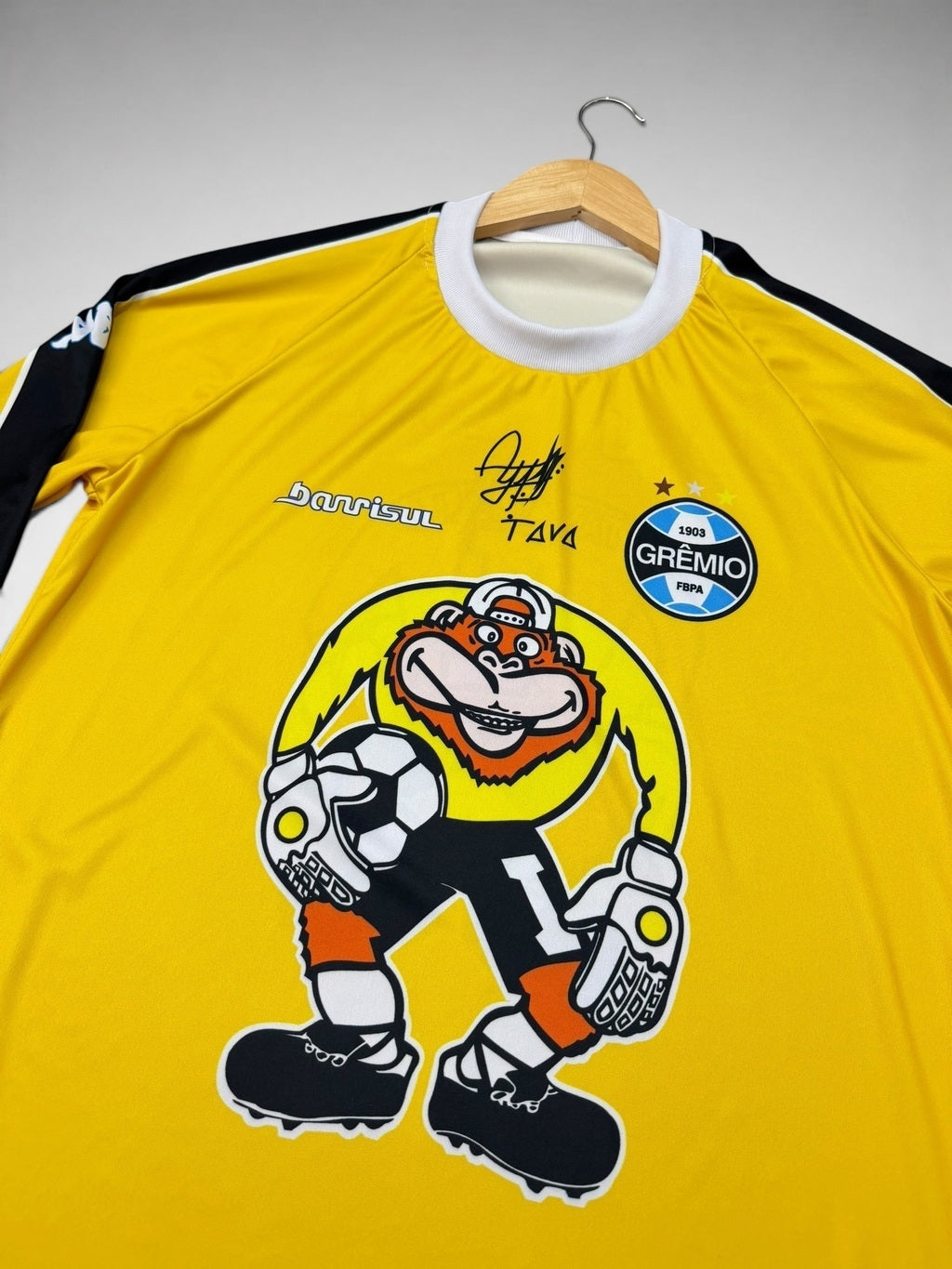 CAMISA GOLEIRO GRÊMIO 2005 AMARELA “Tavarelli”