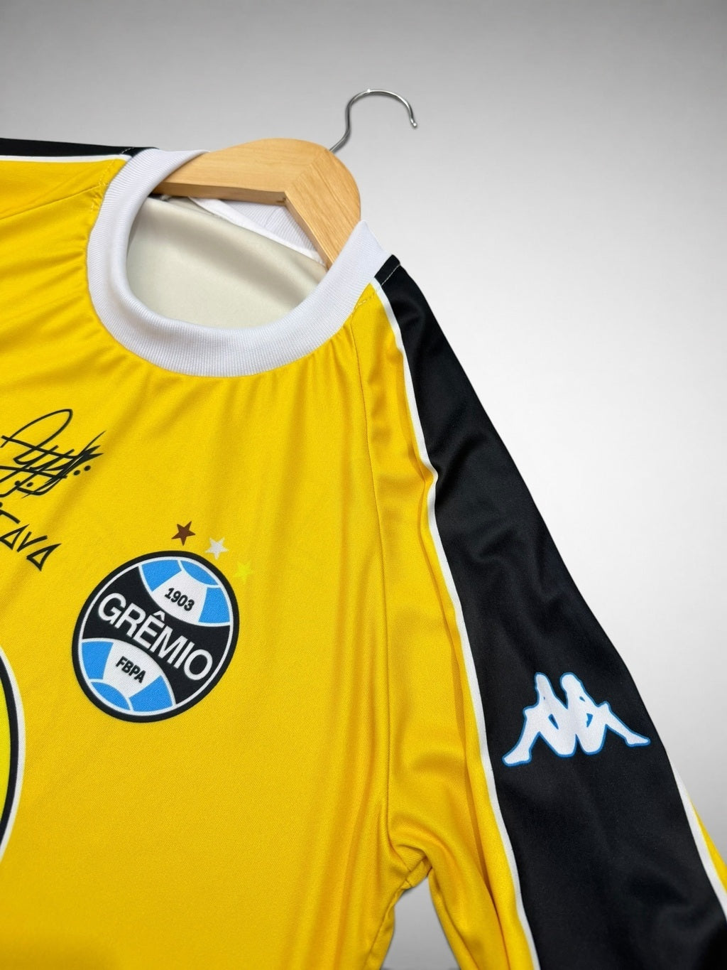 CAMISA GOLEIRO GRÊMIO 2005 AMARELA “Tavarelli”