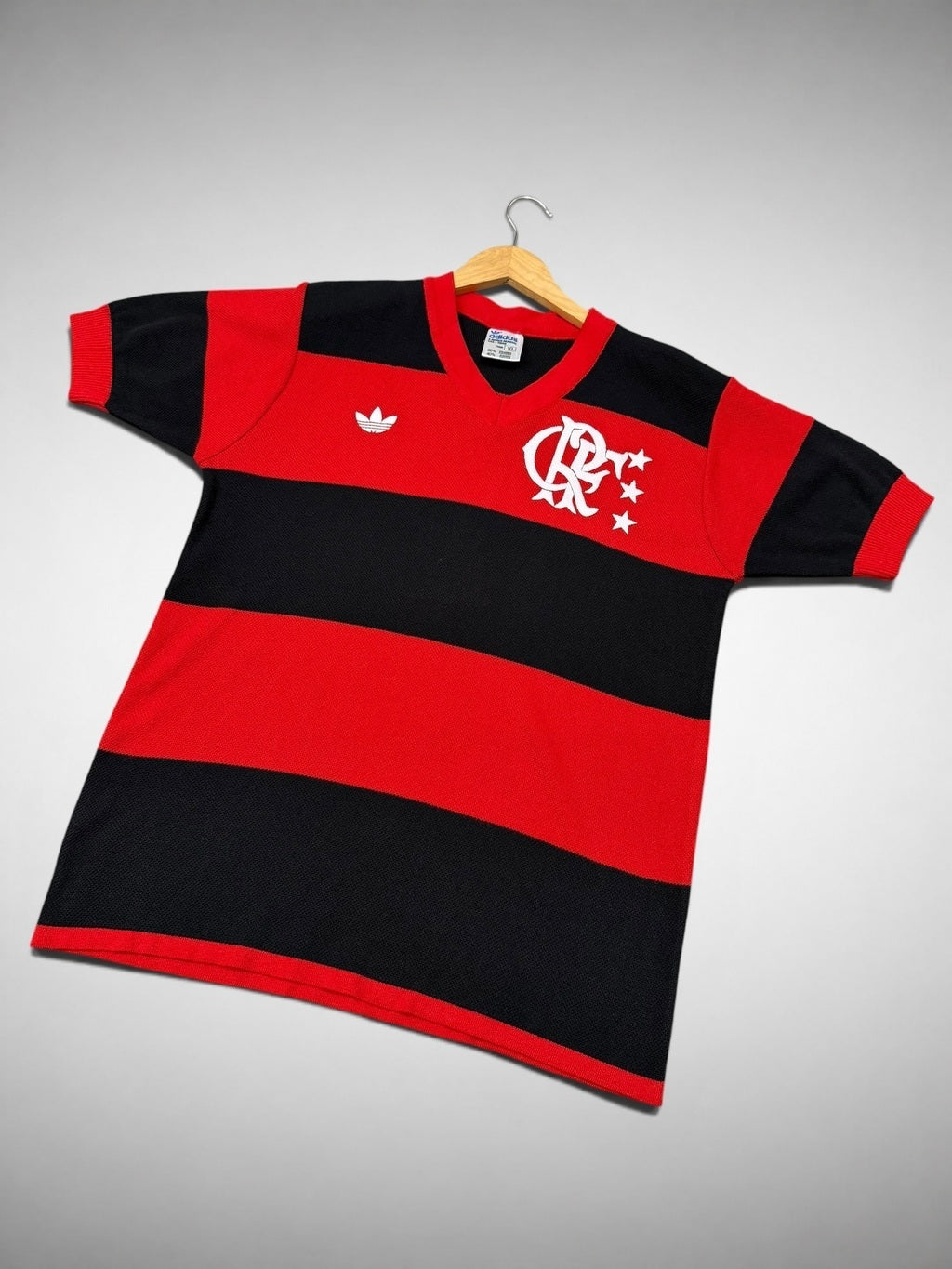 CAMISA MALHA FURADINHA FLAMENGO 1981 “Zico”