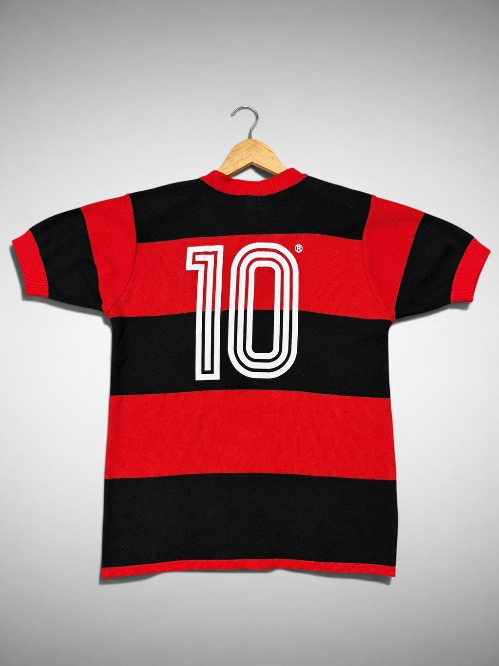 CAMISA MALHA FURADINHA FLAMENGO 1981 “Zico”