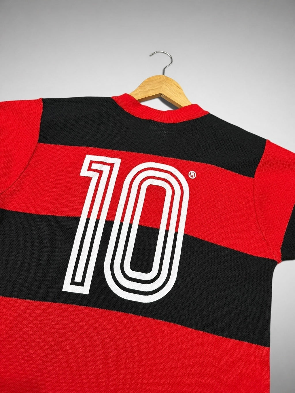 CAMISA MALHA FURADINHA FLAMENGO 1981 “Zico”