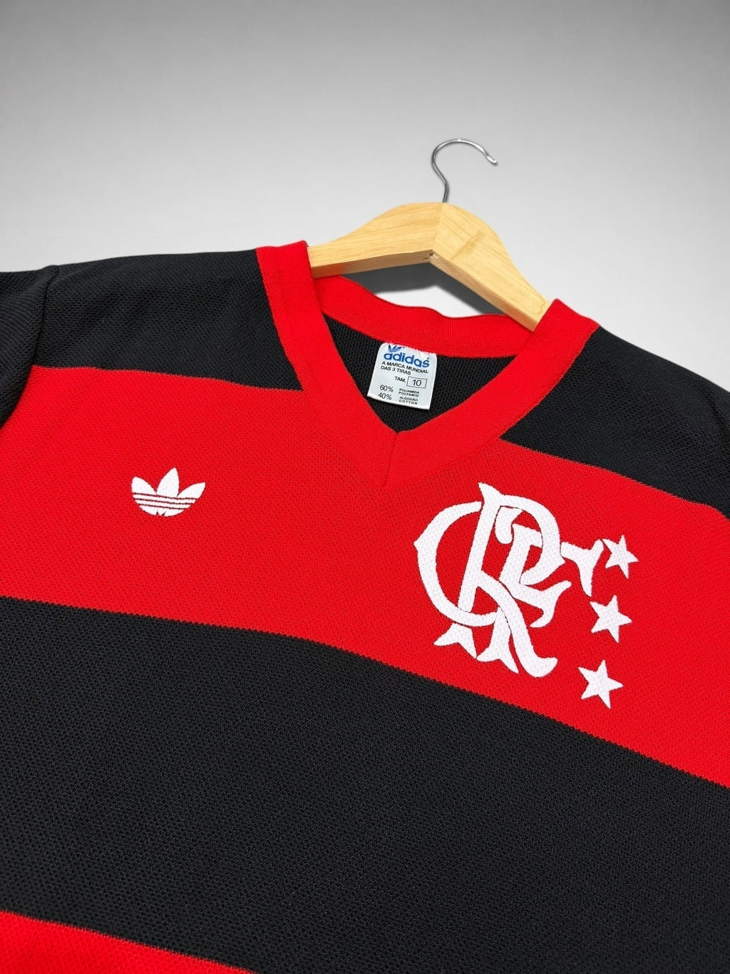 CAMISA MALHA FURADINHA FLAMENGO 1981 “Zico”