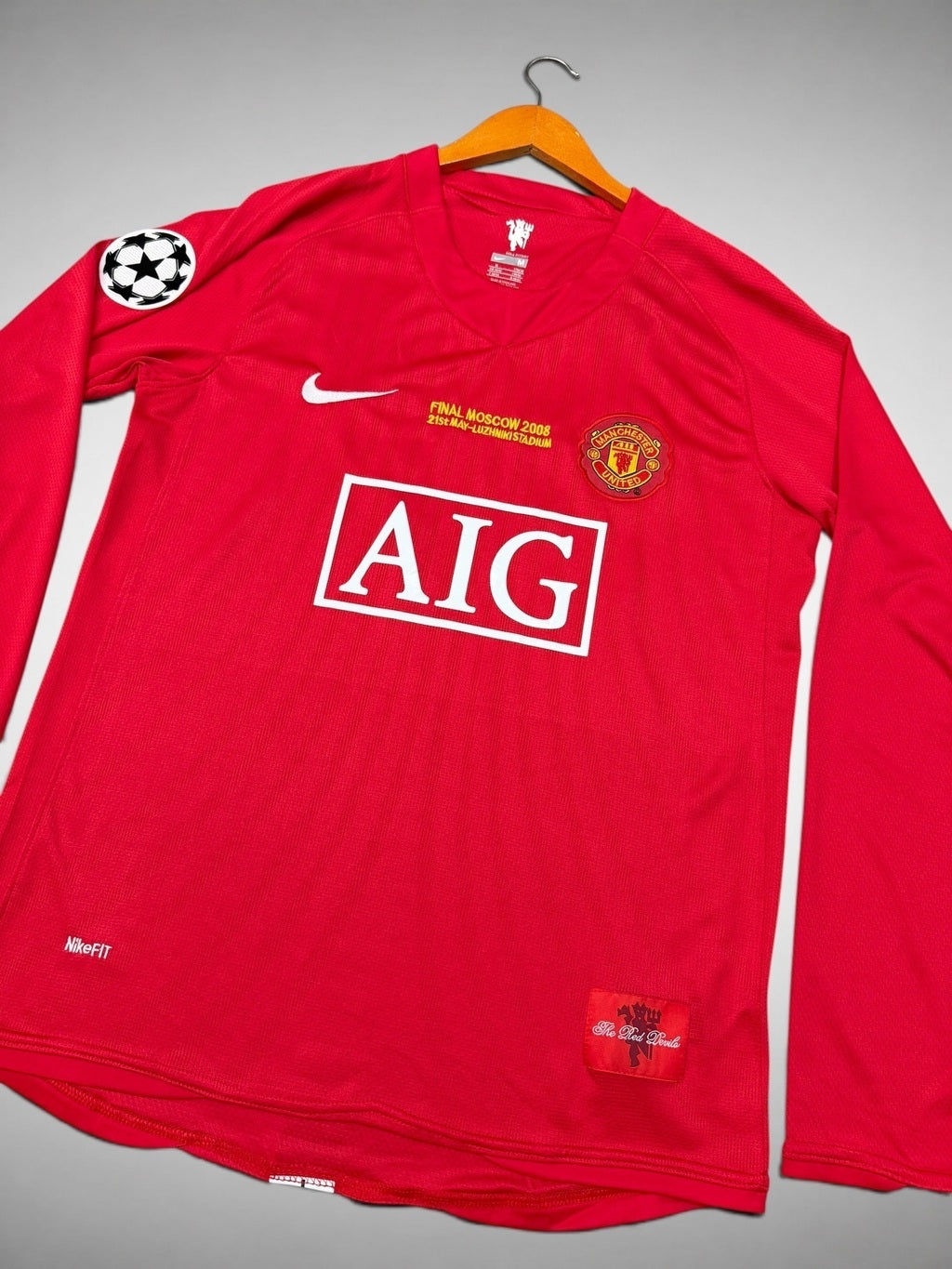CAMISA LONGA MANCHESTER UNITED 2007/8 “Cristiano Ronaldo” FINAL