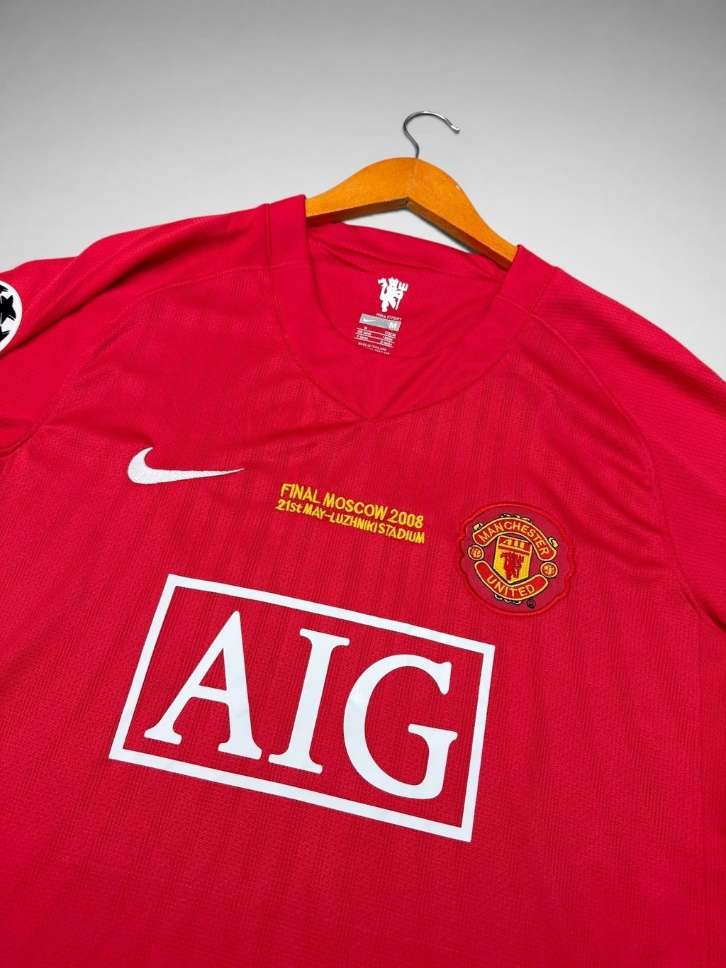 CAMISA LONGA MANCHESTER UNITED 2007/8 “Cristiano Ronaldo” FINAL
