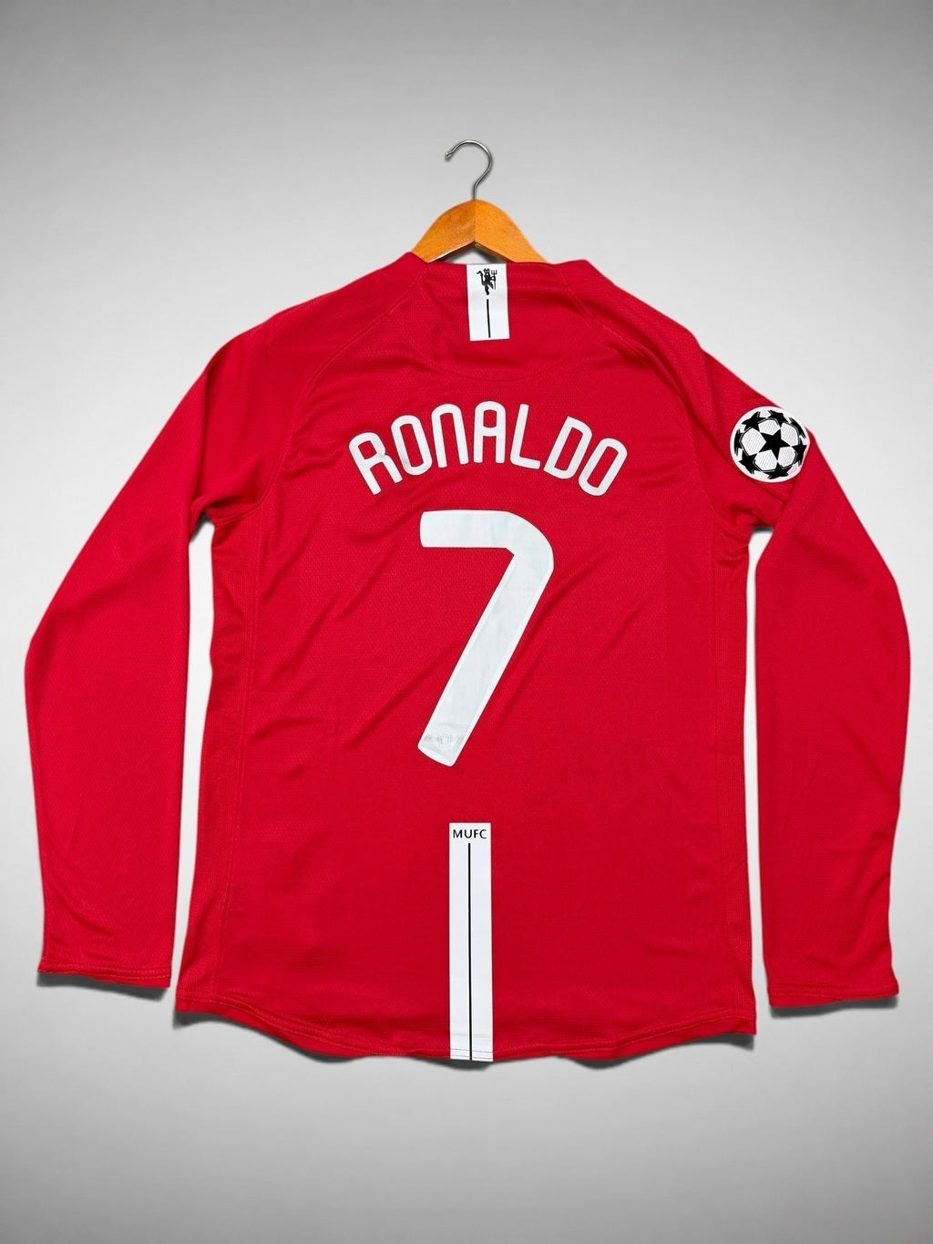CAMISA LONGA MANCHESTER UNITED 2007/8 “Cristiano Ronaldo” FINAL