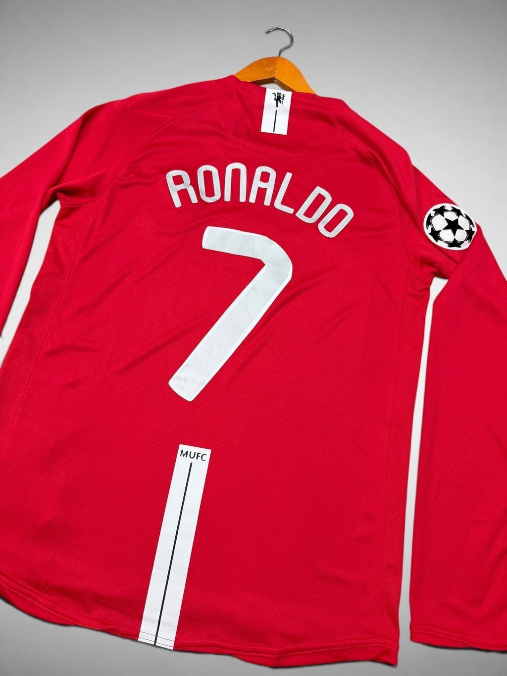 CAMISA LONGA MANCHESTER UNITED 2007/8 “Cristiano Ronaldo” FINAL