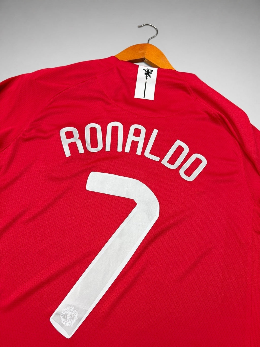 CAMISA LONGA MANCHESTER UNITED 2007/8 “Cristiano Ronaldo” FINAL
