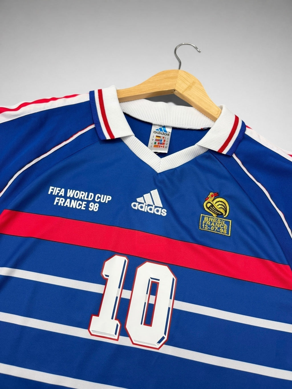 CAMISA FRANÇA MUNDIAL 1998 “Zidane”