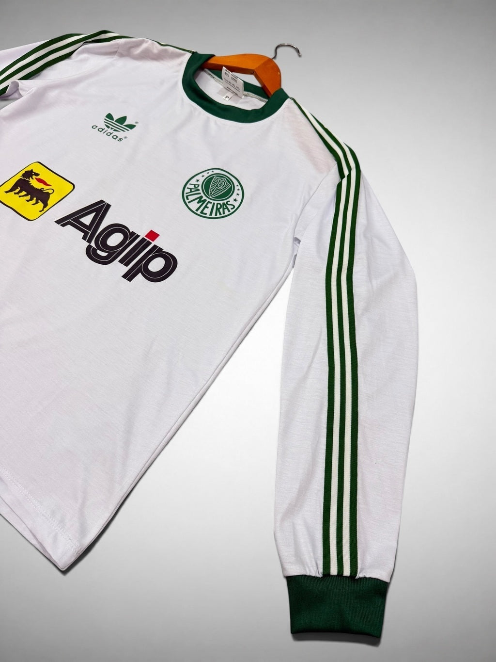 CAMISA LONGA PALMEIRAS 1987 “Tato” AGIP BRANCA