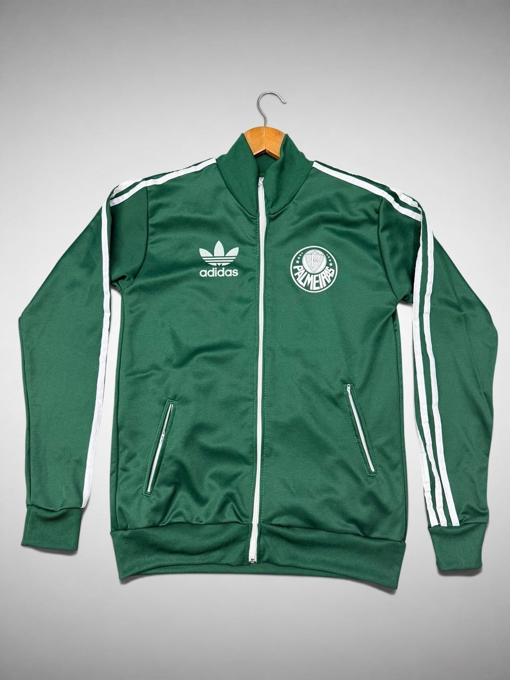 JAQUETA VERDE PALMEIRAS ANOS 80