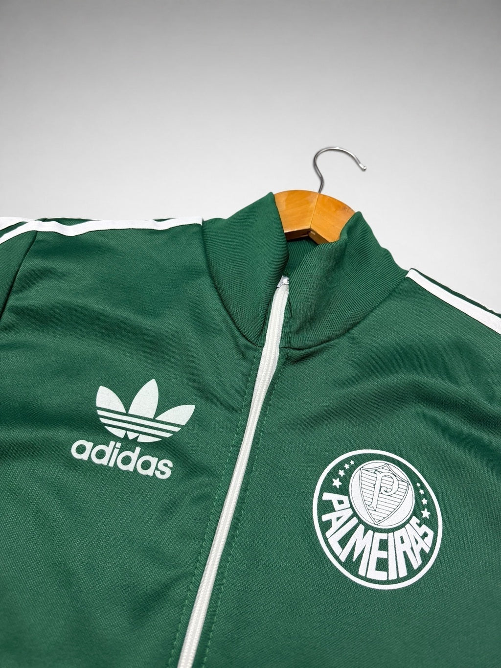 JAQUETA VERDE PALMEIRAS ANOS 80