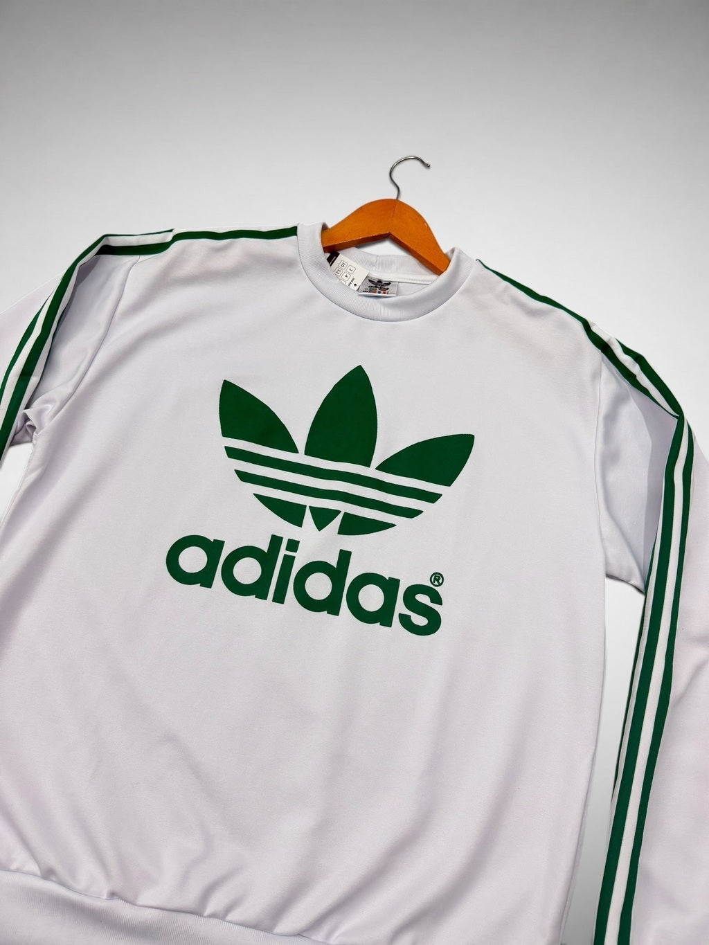 MOLETOM BRANCO PALMEIRAS ANOS 80