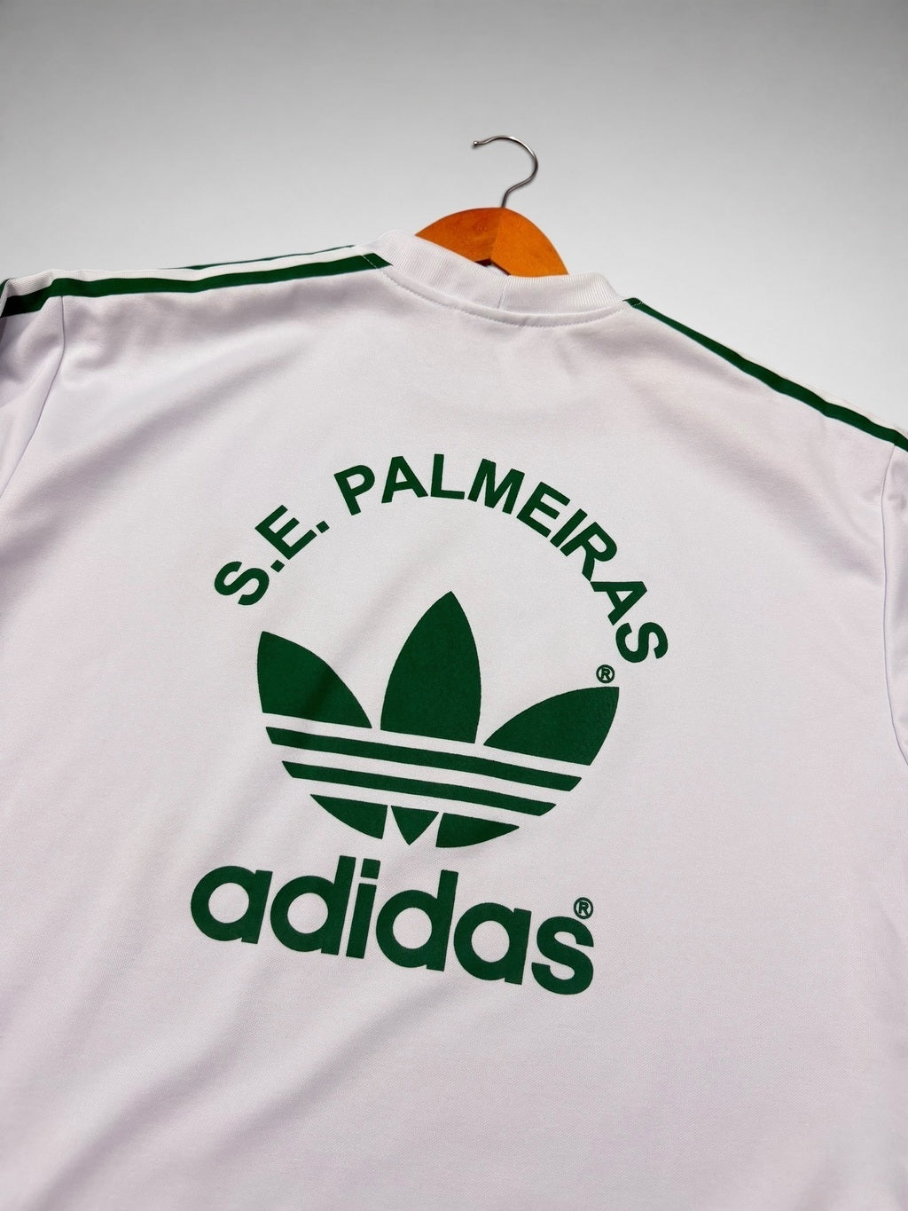 MOLETOM BRANCO PALMEIRAS ANOS 80