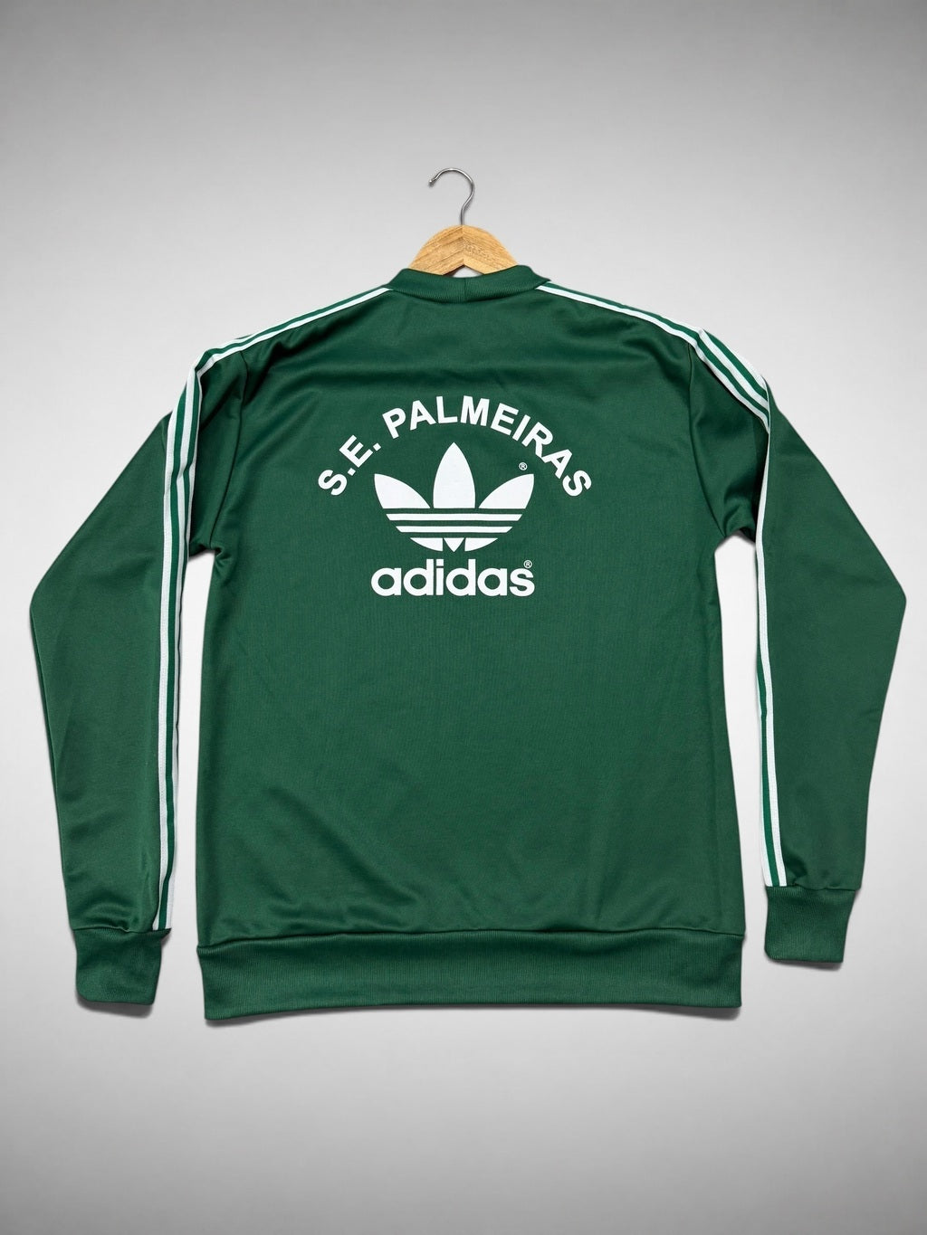 MOLETOM VERDE PALMEIRAS ANOS 80