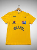 CAMISA TREINO AMARELA SELEÇÃO BRASILEIRA COPA DE 1990