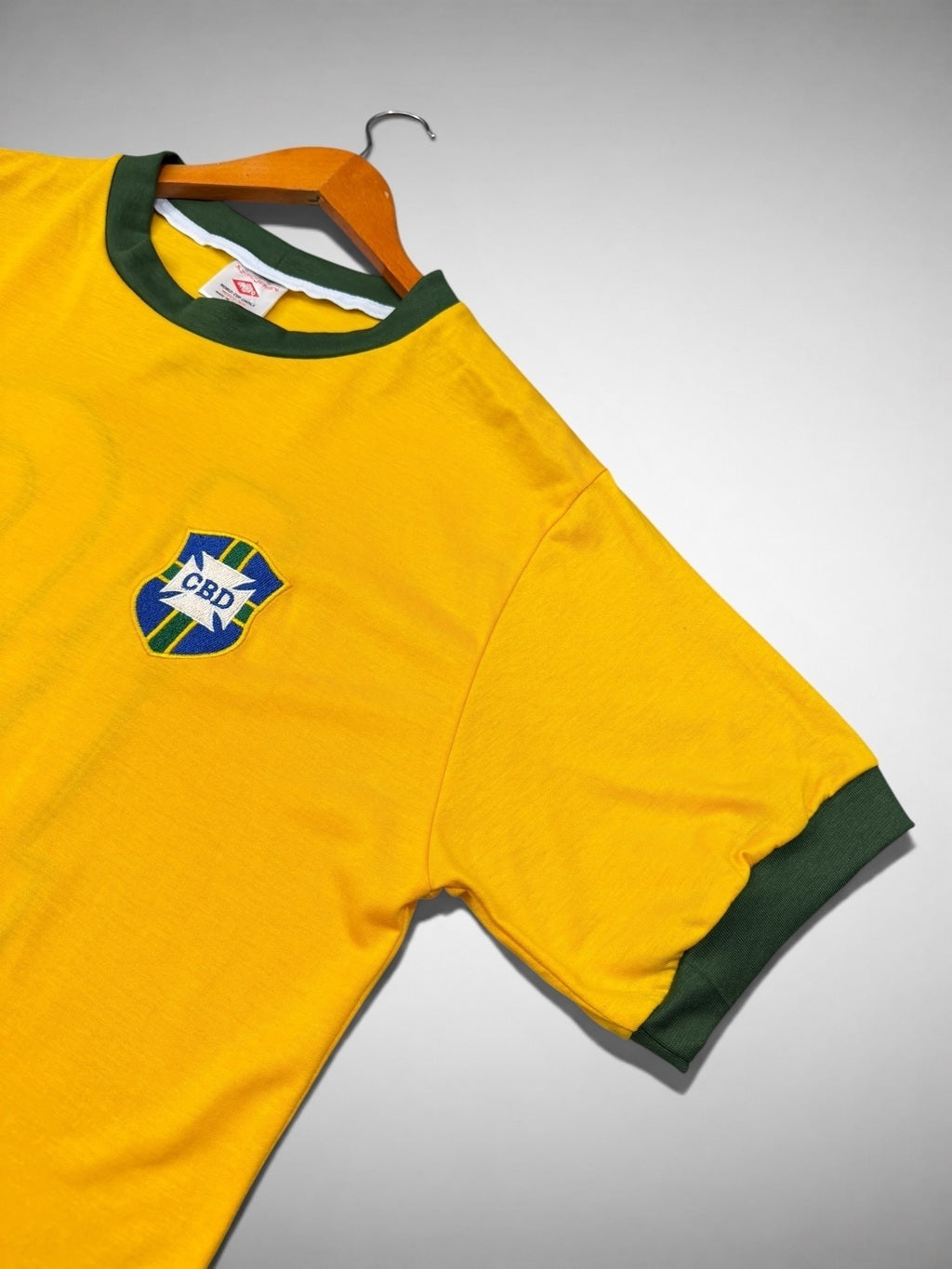 CAMISA AMARELA SELEÇÃO BRASILEIRA COPA DE 1970 “Pelé”