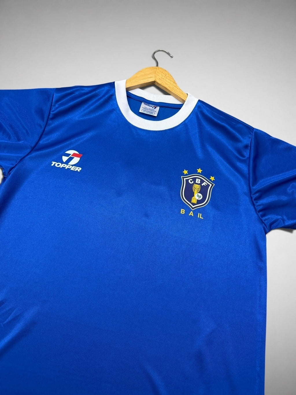 CAMISA AZUL SELEÇÃO BRASILEIRA COPA AMÉRICA 1985 “Renato Gaúcho”