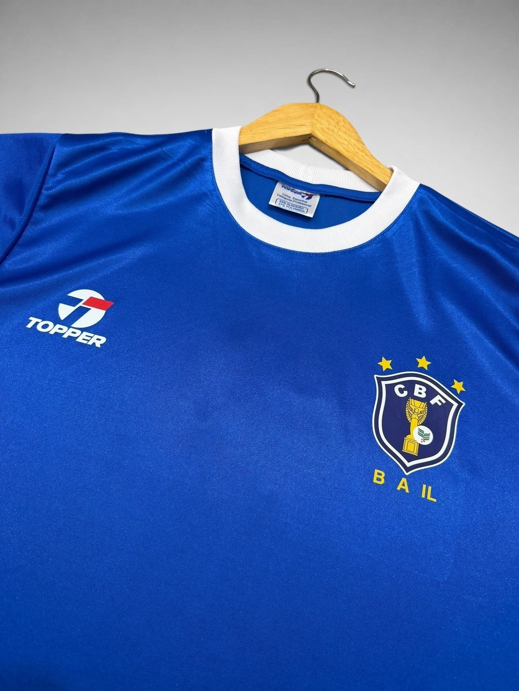 CAMISA AZUL SELEÇÃO BRASILEIRA COPA AMÉRICA 1985 “Renato Gaúcho”