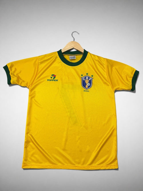 CAMISA AMARELA SELEÇÃO BRASILEIRA COPA AMÉRICA 1985 “Renato Gaúcho”