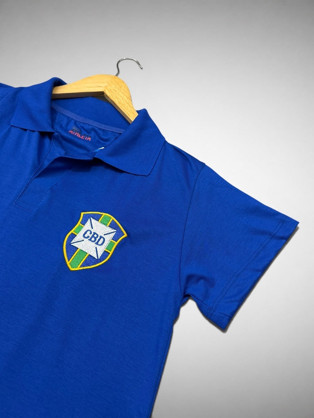 CAMISA AZUL SELEÇÃO BRASILEIRA COPA DE 1958 “Pelé”
