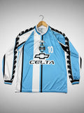 CAMISETA CELESTE LONGA GRÊMIO 2000 “Ronaldinho”