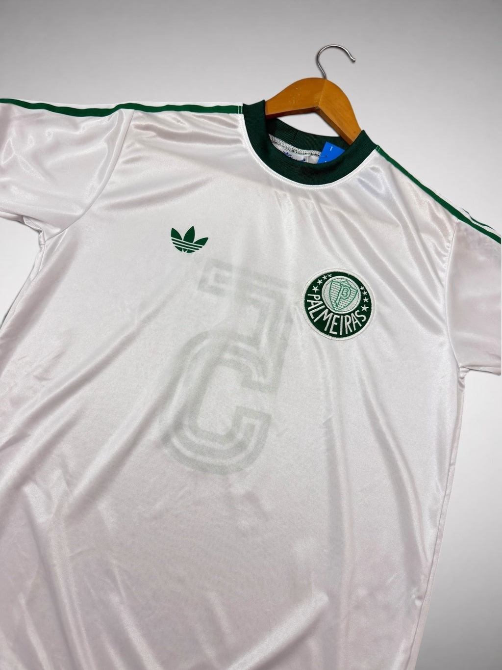 CAMISA BRANCA PALMEIRAS 1978 BRILHOSA “Pires”