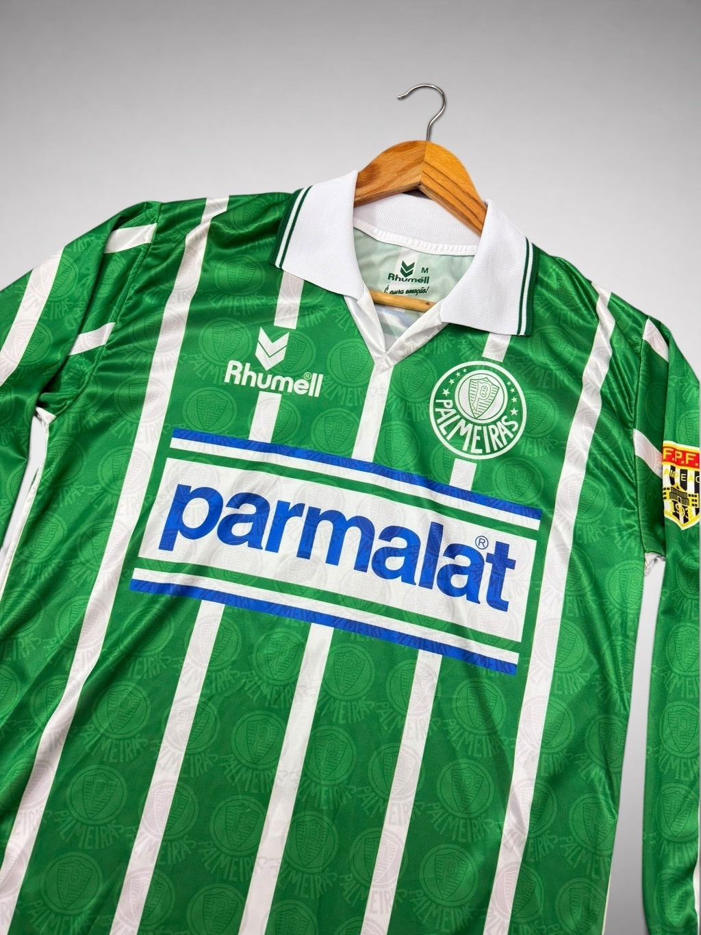 CAMISA LONGA PALMEIRAS 1993 RHUMELL “Edmundo”
