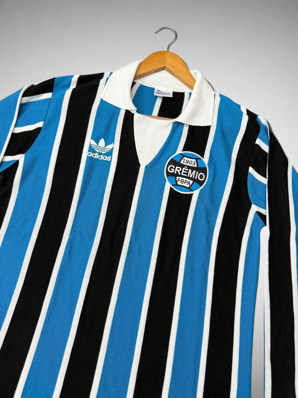 CAMISA MALHA GRÊMIO 1984 LONGA “Renato Portaluppi”