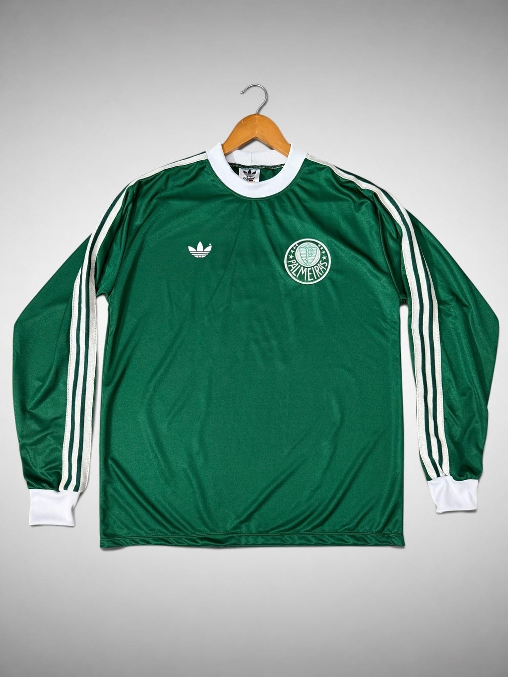 CAMISA LONGA PALMEIRAS 1978 “Edu Bala” BRILHOSA
