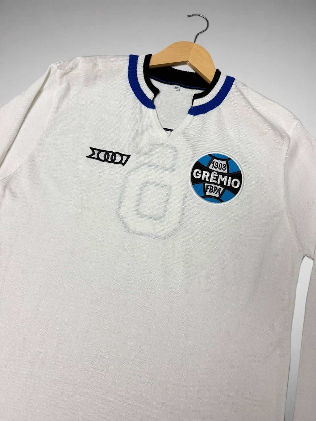CAMISA BRANCA MALHA GRÊMIO 1981 “De Leon”