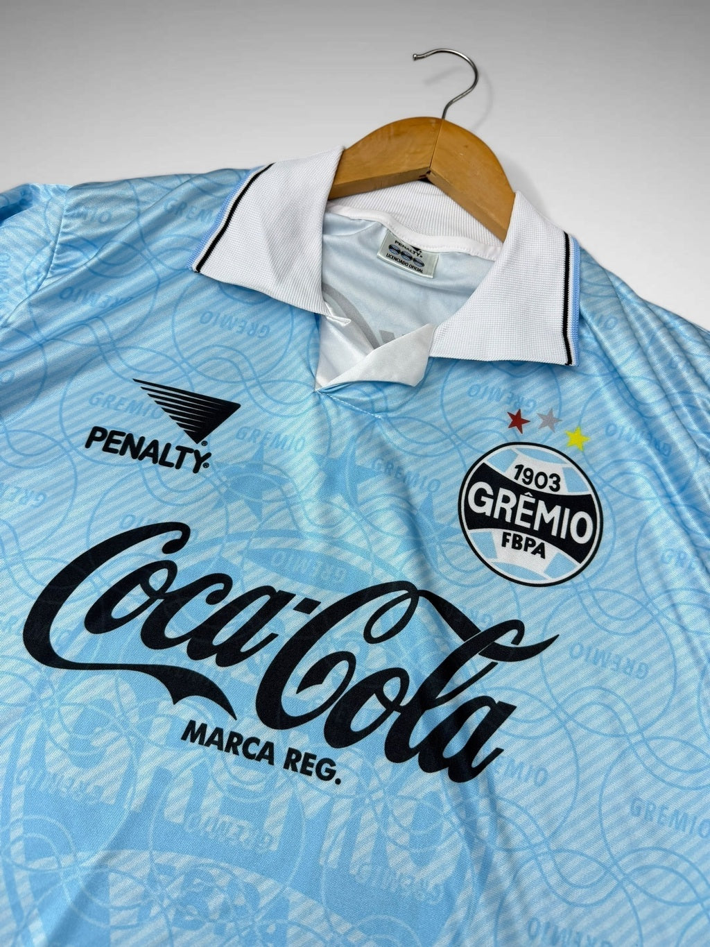 CAMISETA CELESTE LONGA GRÊMIO 1994/95 “Jardel”
