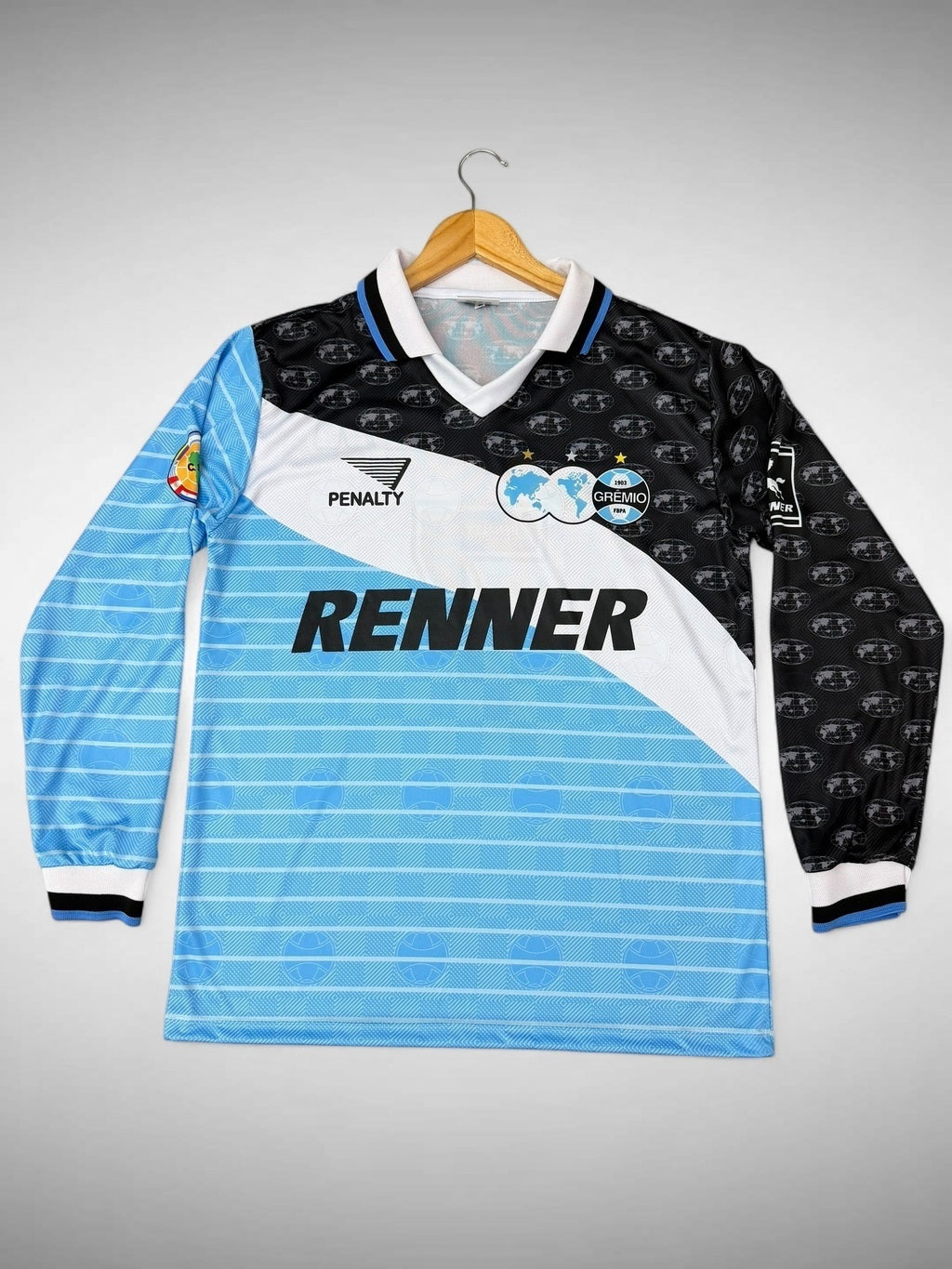CAMISA LONGA GRÊMIO NEGRESCO 1997 “Paulo Nunes”