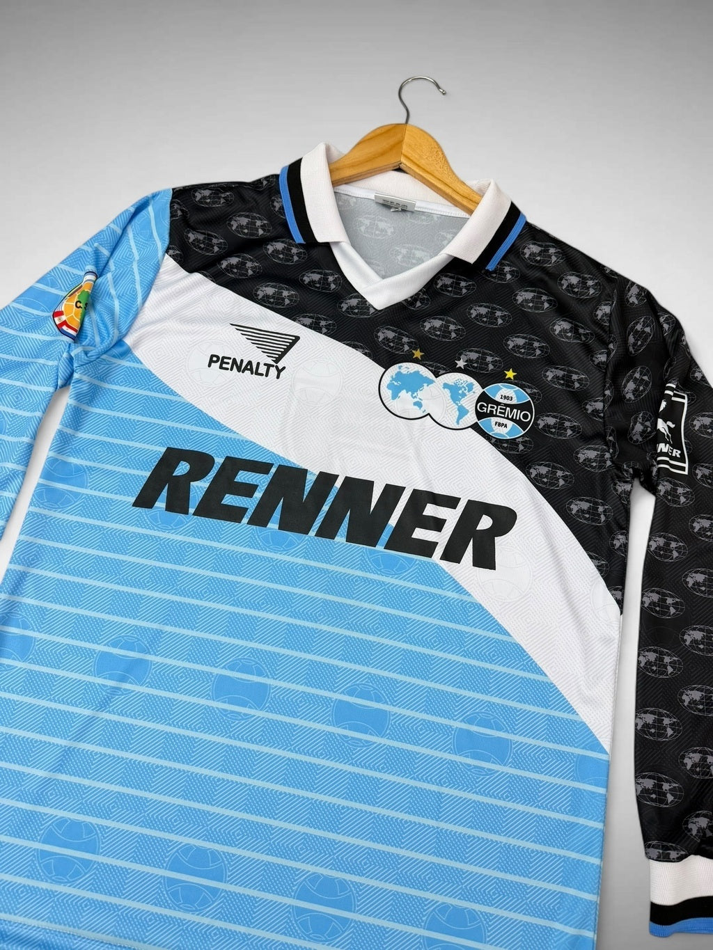 CAMISA LONGA GRÊMIO NEGRESCO 1997 “Paulo Nunes”