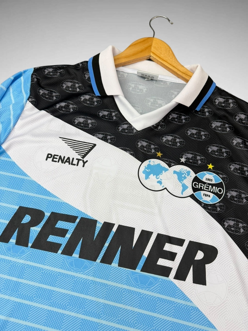 CAMISA LONGA GRÊMIO NEGRESCO 1997 “Paulo Nunes”