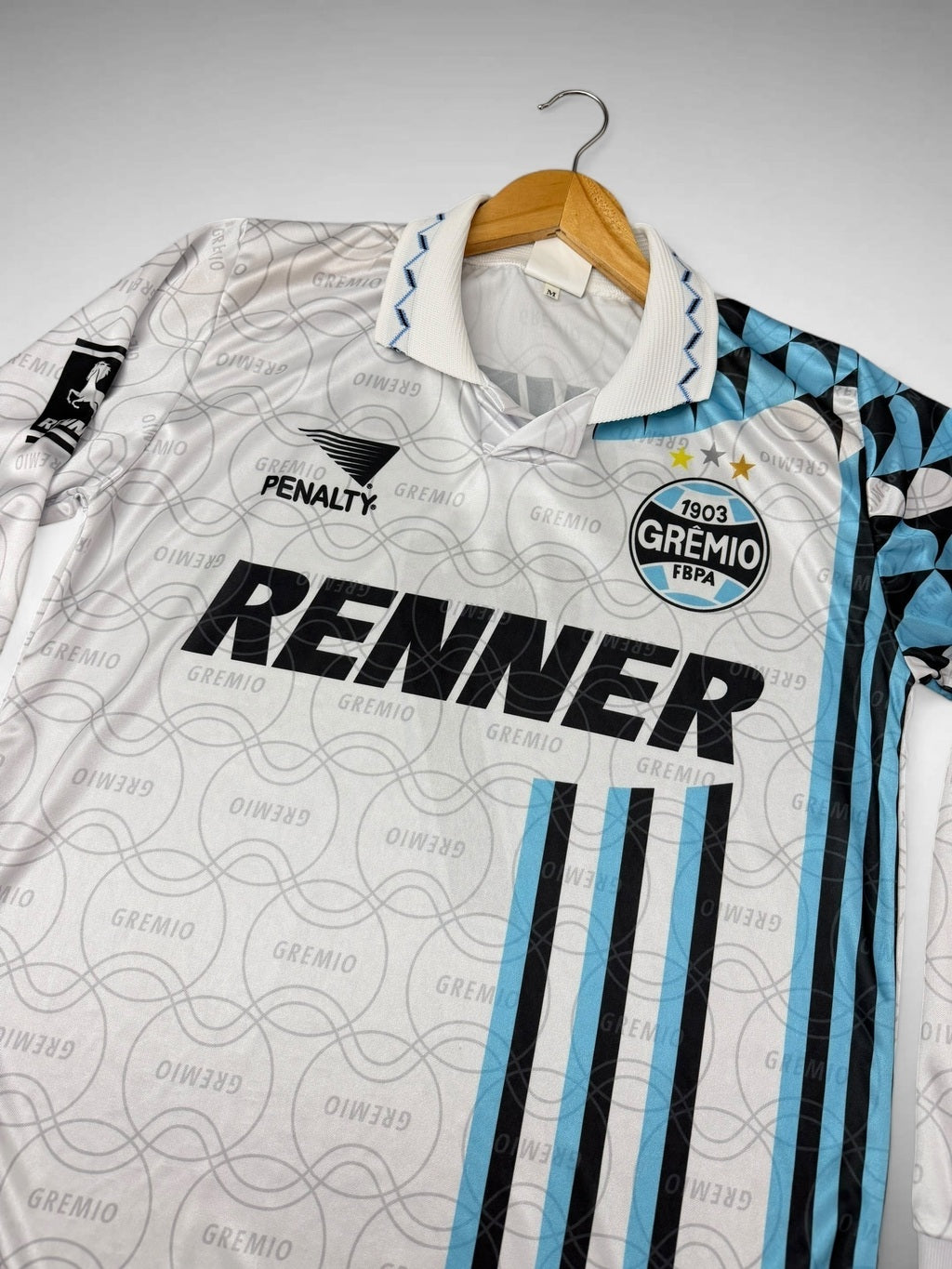 CAMISA BRANCA LONGA GRÊMIO 1995 “Paulo Nunes”