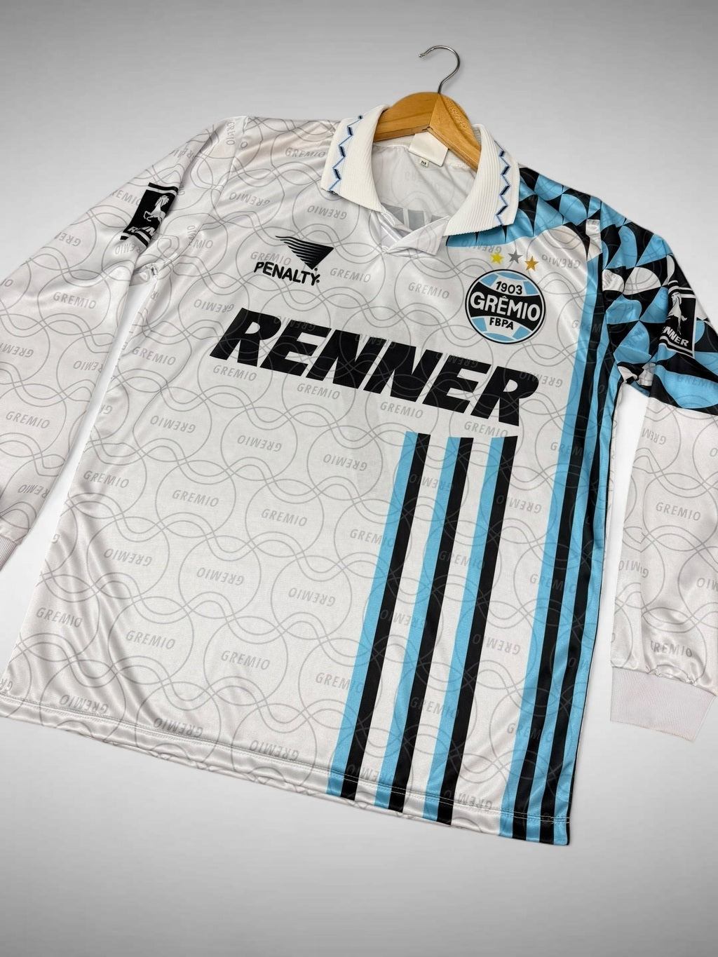 CAMISA BRANCA LONGA GRÊMIO 1995 “Paulo Nunes”