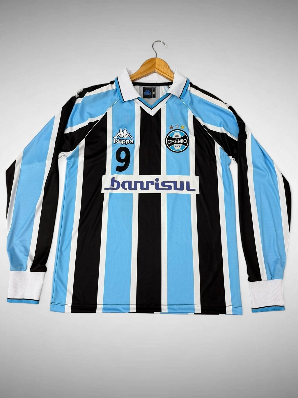 CAMISA LONGA GRÊMIO 2002 “Rodrigo Mendes”