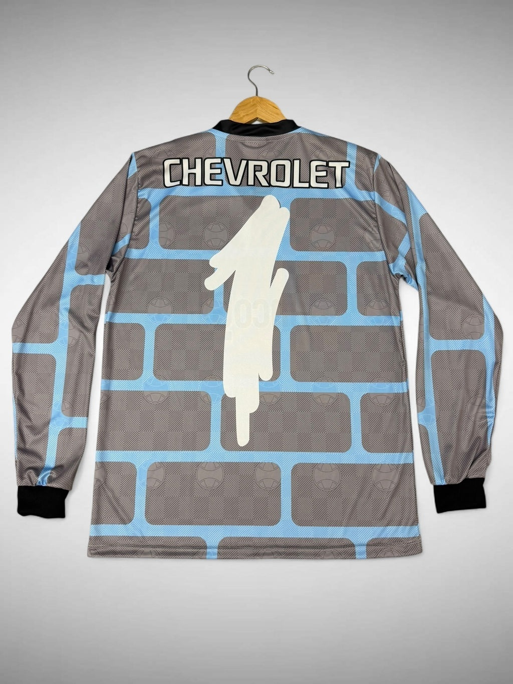 CAMISA GOLEIRO GRÊMIO 1997 MURALHA CINZA “Danrlei”